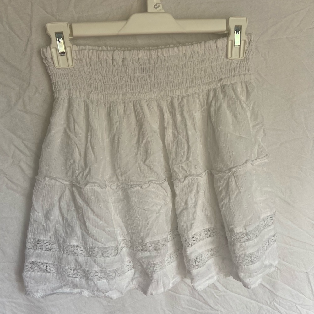 White skirt